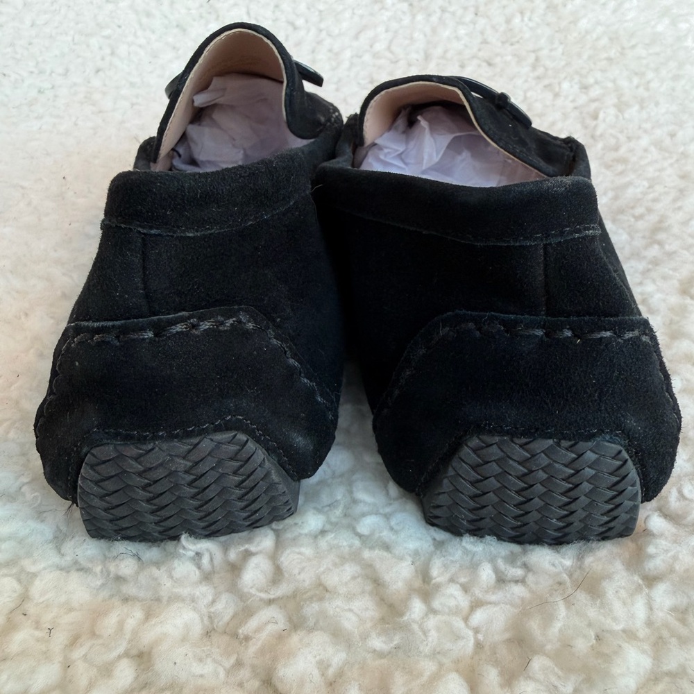 Cole Haan Grand Series Black Suede Bit Loafers Size 8.5 Comfort women’s - Picture 5 of 9